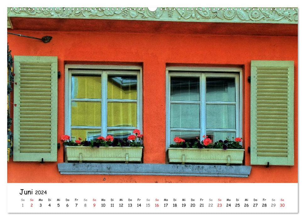 Eye-catchers - windows and doors (CALVENDO wall calendar 2024) 