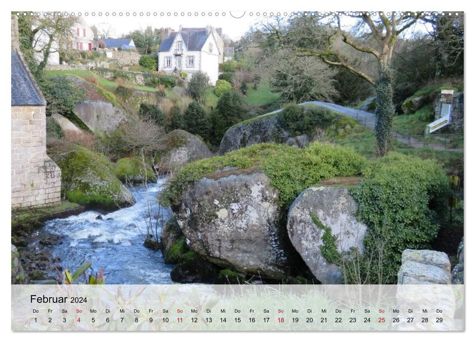 Brittany - Wilderness Finistère (CALVENDO Premium Wall Calendar 2024) 