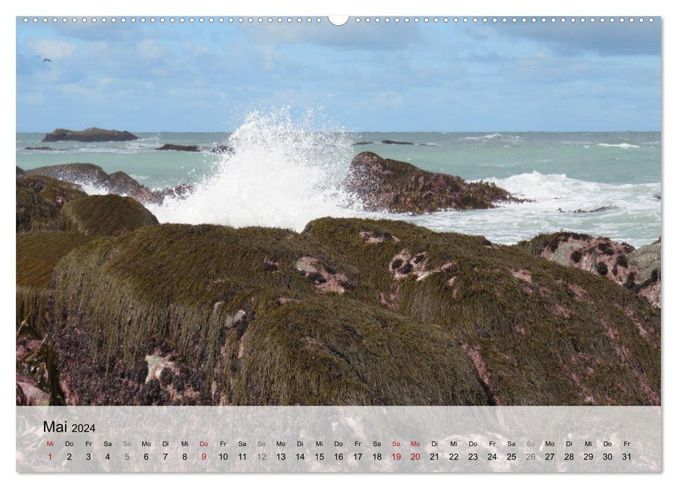 Brittany - Wilderness Finistère (CALVENDO Premium Wall Calendar 2024) 