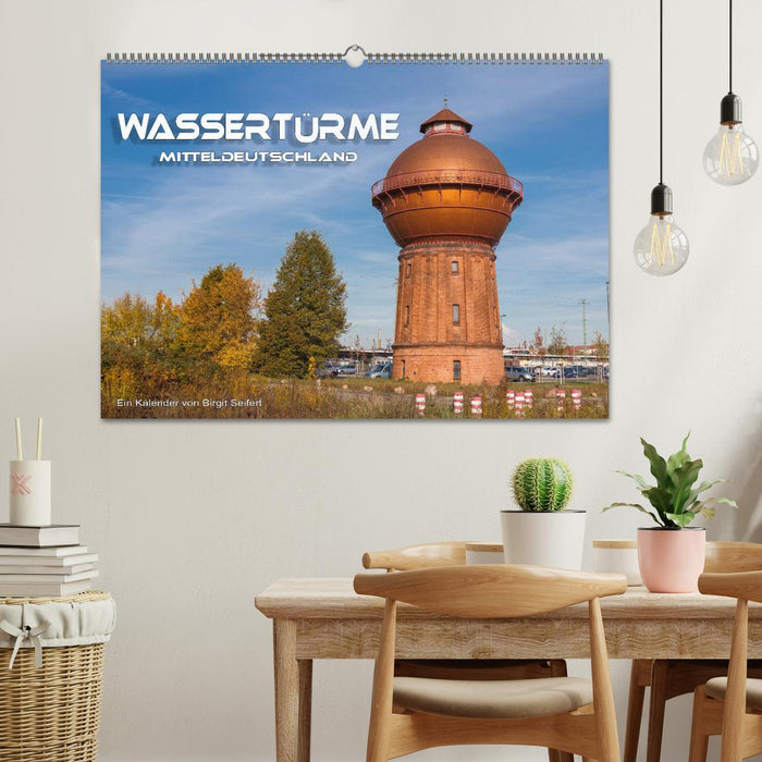 Water towers Central Germany (CALVENDO wall calendar 2024) 