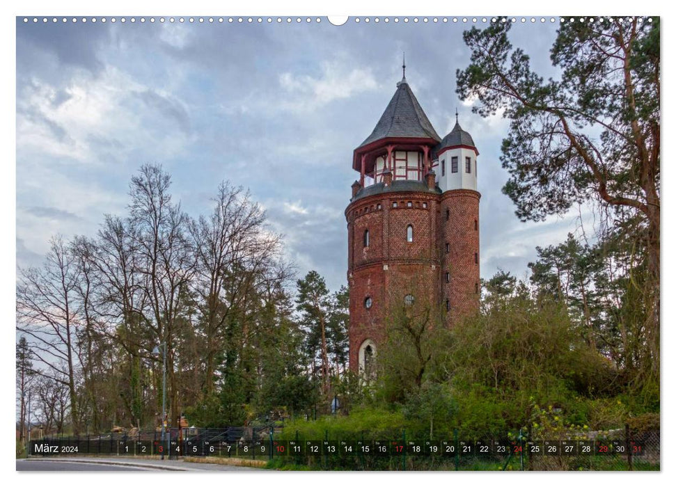 Water towers Central Germany (CALVENDO wall calendar 2024) 