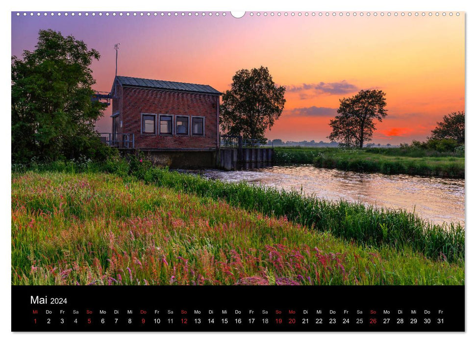 (Ost)Friesische Landschaften (CALVENDO Premium Wandkalender 2024)