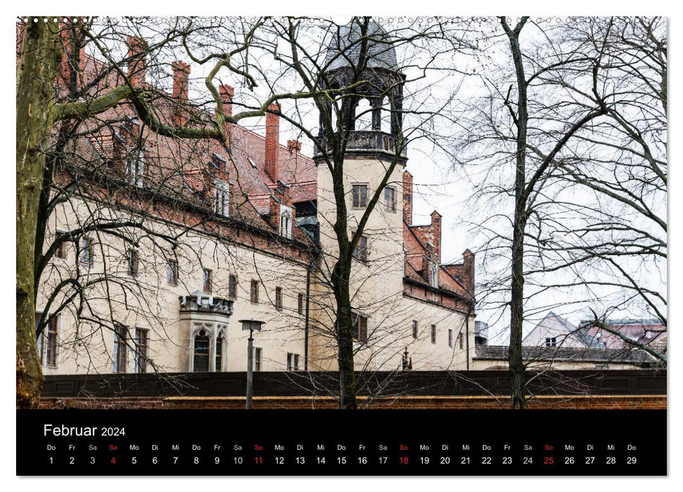 Martin Luther - Stationen seines Lebens (CALVENDO Wandkalender 2024)
