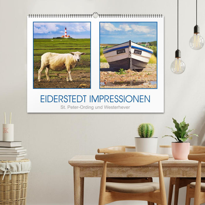 Eiderstedt Impressionen (CALVENDO Wandkalender 2024)