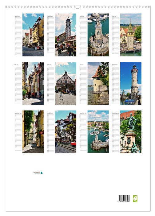 Lindau - Inselstadt am Bodensee (CALVENDO Wandkalender 2024)