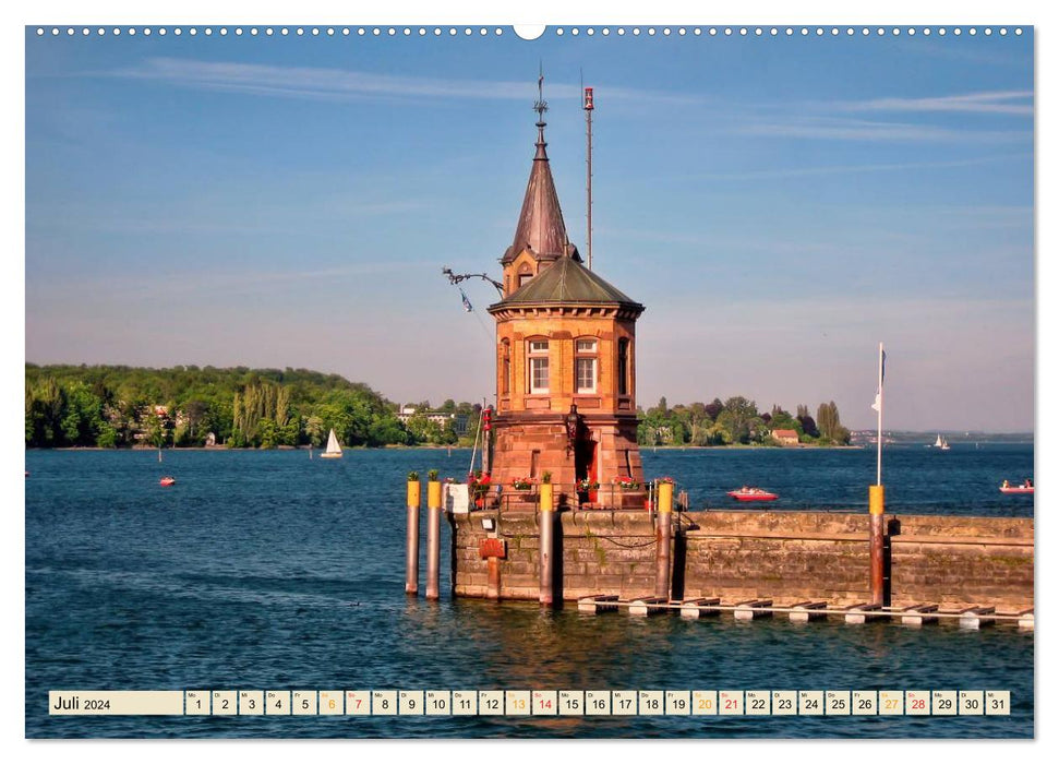 Bodensee - "Die Dörfer sind wie ein Garten ..." (Rainer Maria Rilke) (CALVENDO Premium Wandkalender 2024)