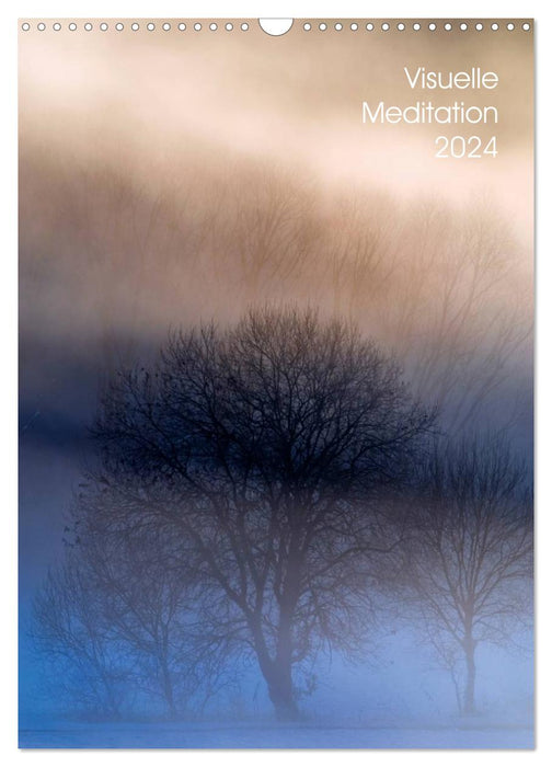 Visuelle Meditation - Glühende Wipfel (CALVENDO Wandkalender 2024)