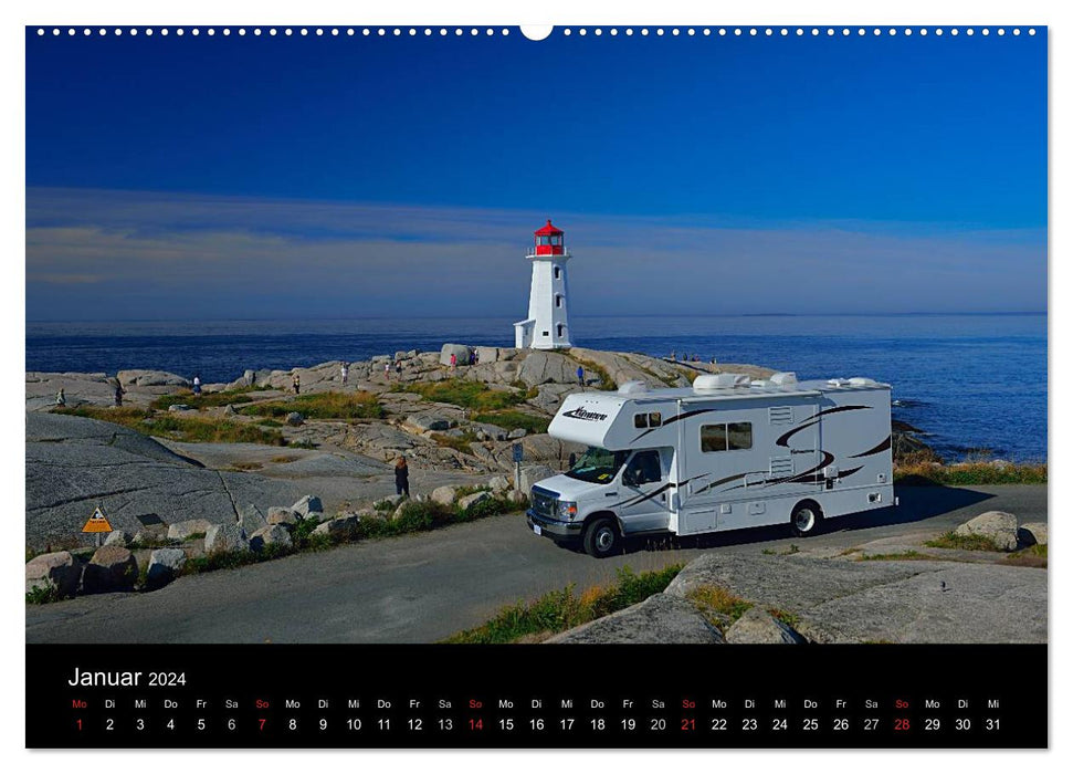 KANADA - Mit Campmobil quer durch (CALVENDO Premium Wandkalender 2024)