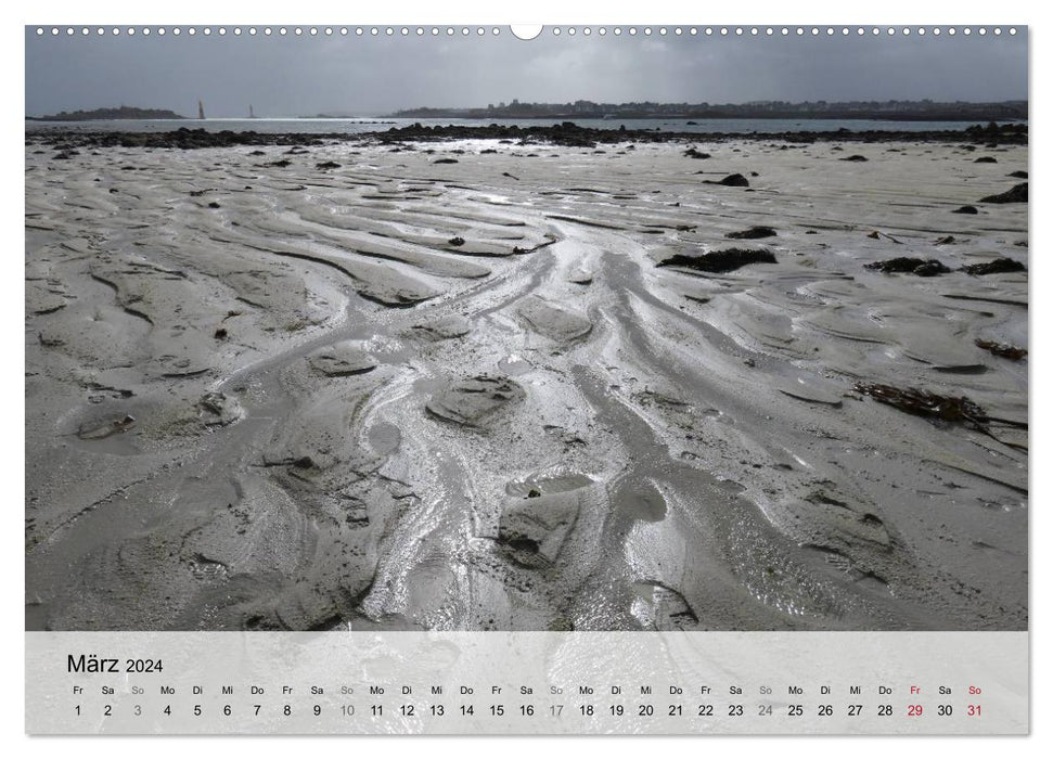 Bretagne - Wildnis Finistère (CALVENDO Wandkalender 2024)