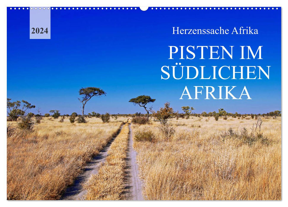 Pistes en Afrique australe (calendrier mural CALVENDO 2024) 