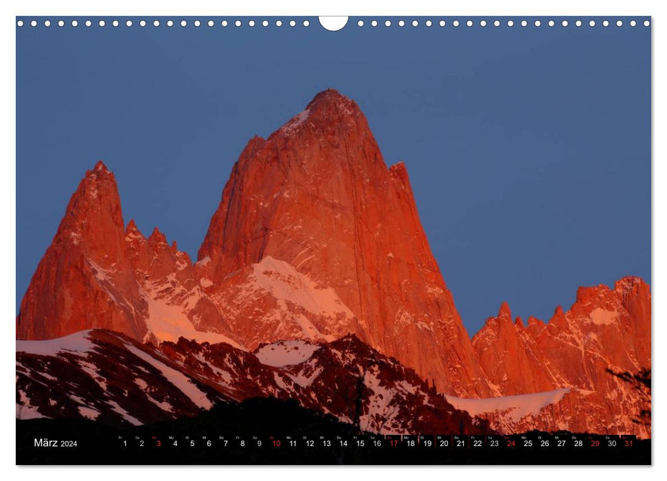 Wildes Patagonien - Abenteuer am Ende der Welt (CALVENDO Wandkalender 2024)