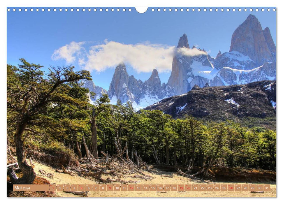 Wildes Patagonien - Abenteuer am Ende der Welt (CALVENDO Wandkalender 2024)