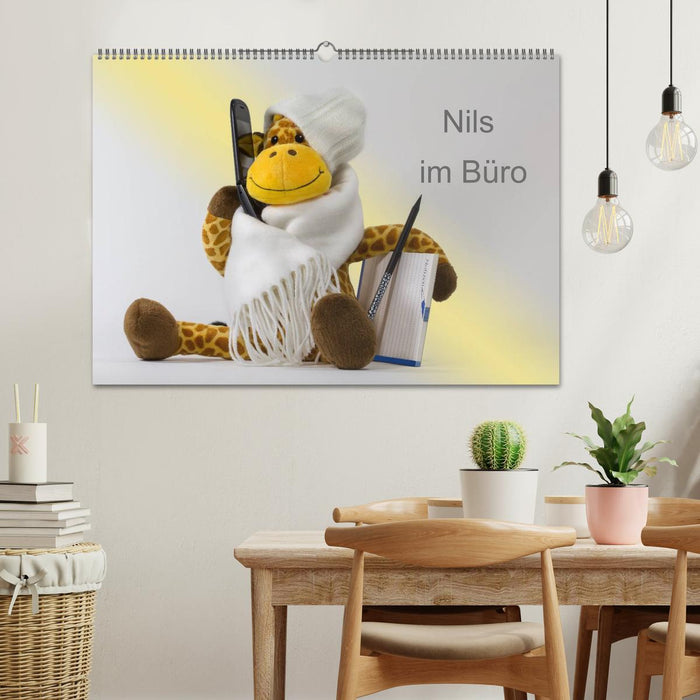 Nils au bureau (calendrier mural CALVENDO 2024) 