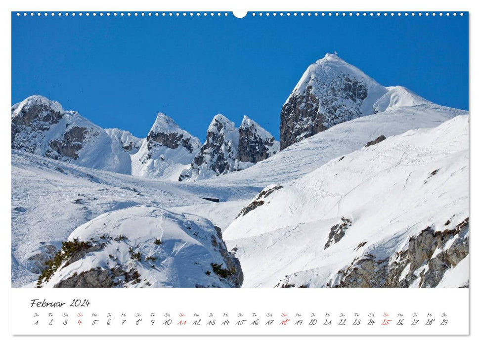 Schöne Grüße aus Obertauern (CALVENDO Premium Wandkalender 2024)