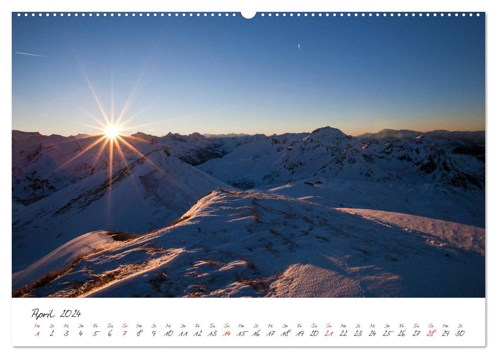 Schöne Grüße aus Obertauern (CALVENDO Premium Wandkalender 2024)