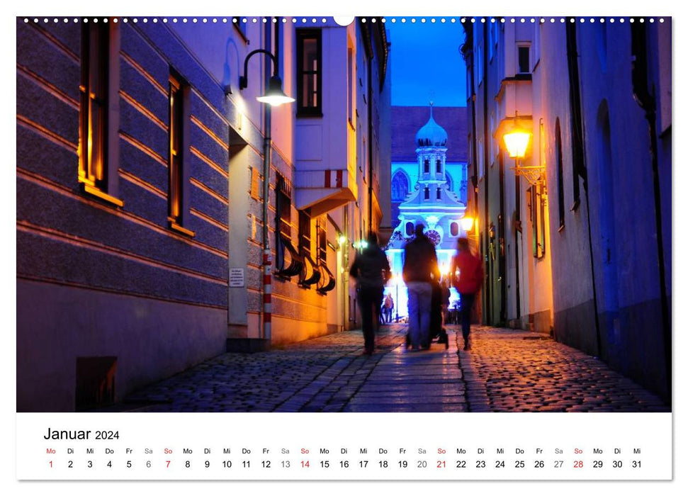 Augsburg – The highlights of the Swabian metropolis (CALVENDO wall calendar 2024) 