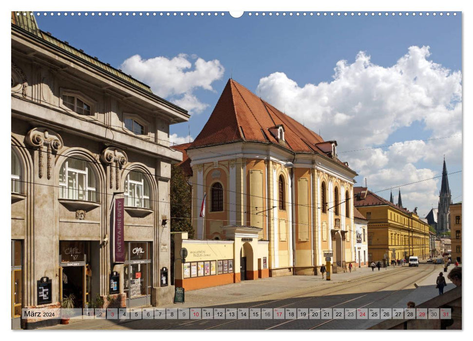 Moravie - Olomouc (Calendrier mural CALVENDO 2024) 