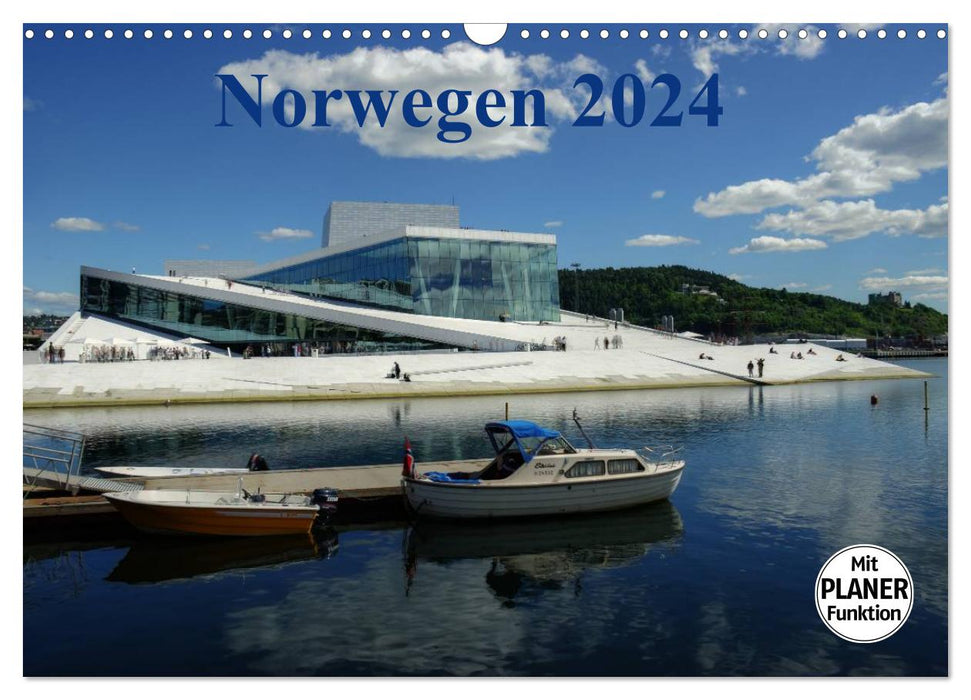 La Norvège et ses beautés 2024 (Calendrier mural CALVENDO 2024) 