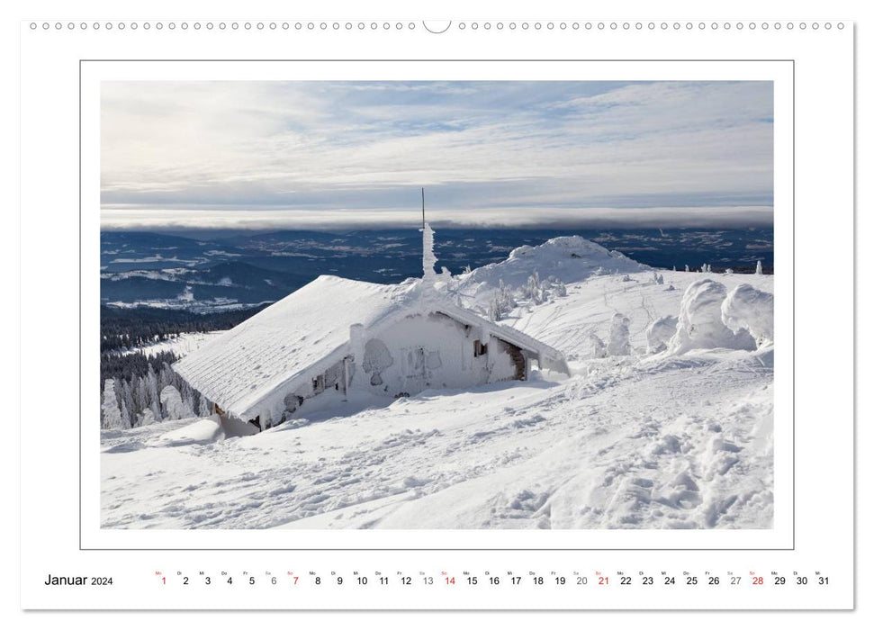 Around the Großer Arber (CALVENDO wall calendar 2024) 