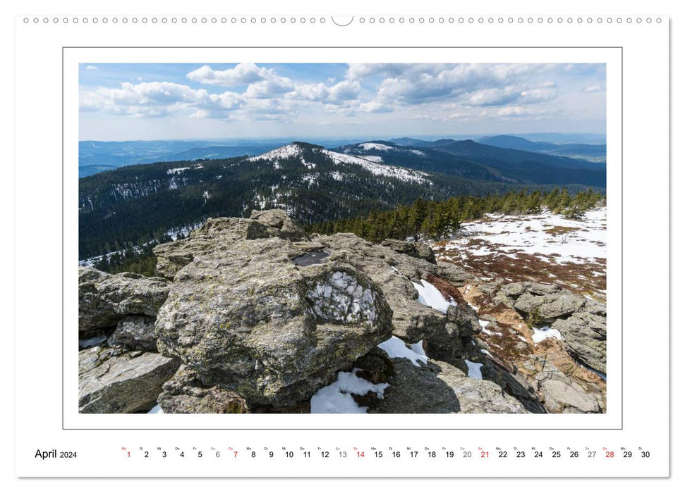 Around the Großer Arber (CALVENDO wall calendar 2024) 