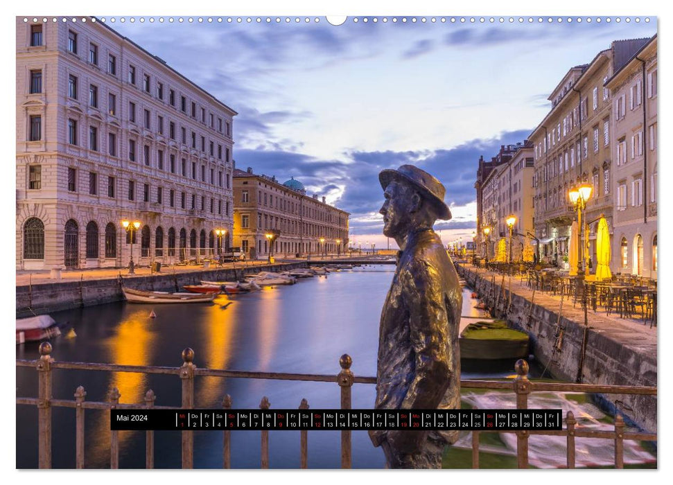 Trieste - moods and views (CALVENDO wall calendar 2024) 