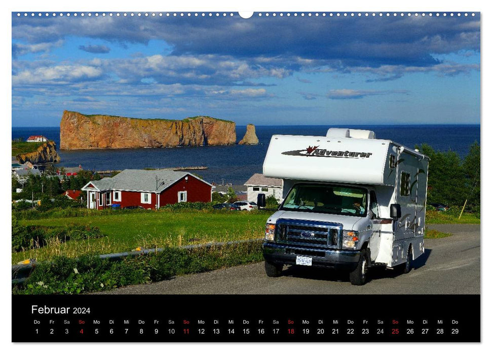 CANADA - Across the country with a camper van (CALVENDO wall calendar 2024) 
