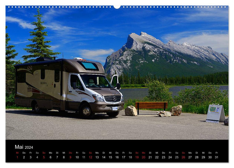 CANADA - Across the country with a camper van (CALVENDO wall calendar 2024) 