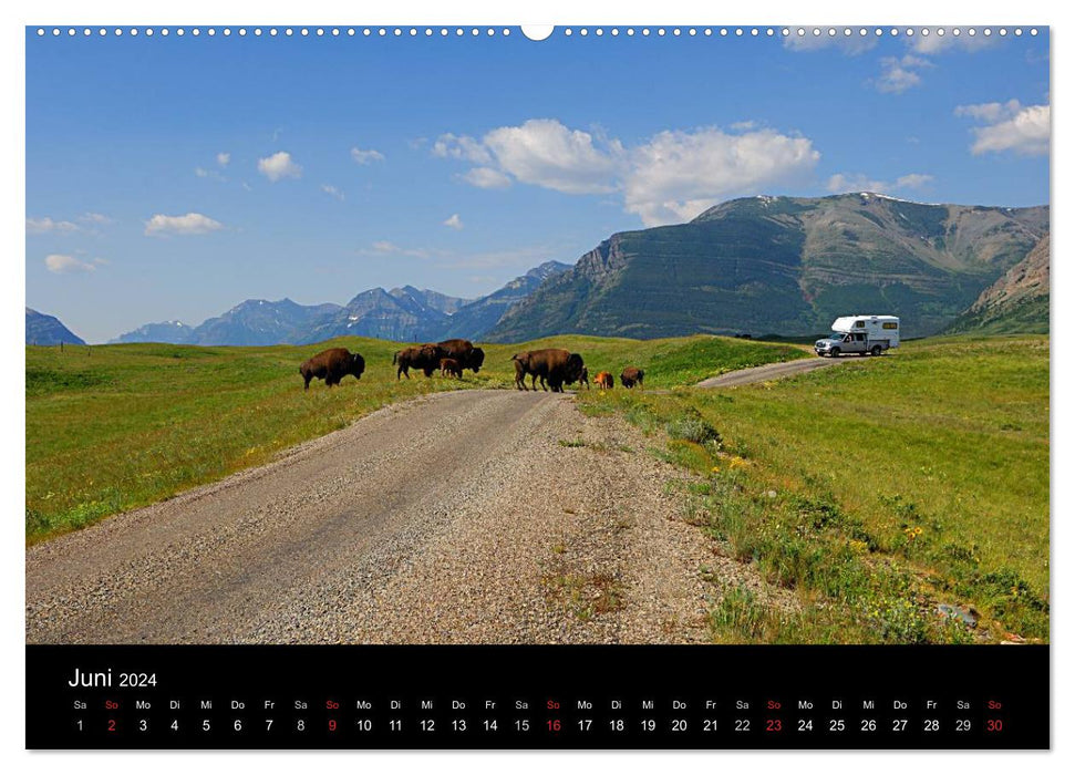 CANADA - Across the country with a camper van (CALVENDO wall calendar 2024) 