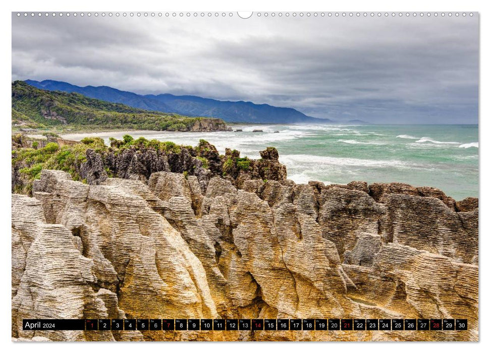 Neuseeland - Attraktiver Süden (CALVENDO Premium Wandkalender 2024)