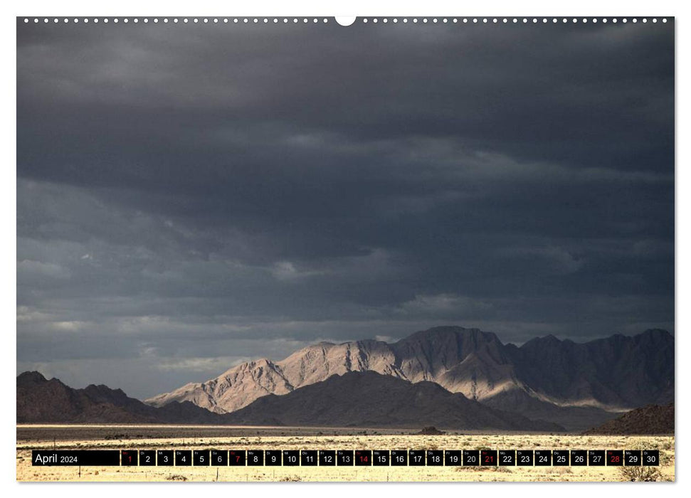 Namibie - scène de paysages fascinants (calendrier mural CALVENDO 2024) 