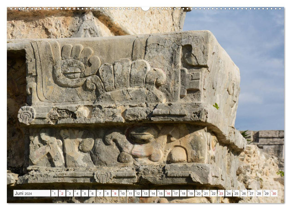 Mexique. Sur les traces des Mayas (Calendrier mural CALVENDO Premium 2024) 