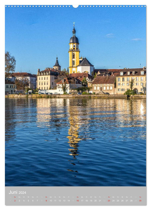 Church towers in Franconia (CALVENDO Premium Wall Calendar 2024) 