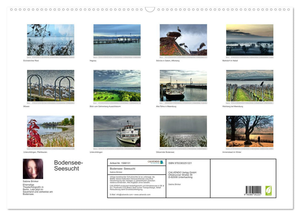 Bodensee - Seesucht (CALVENDO Wandkalender 2024)
