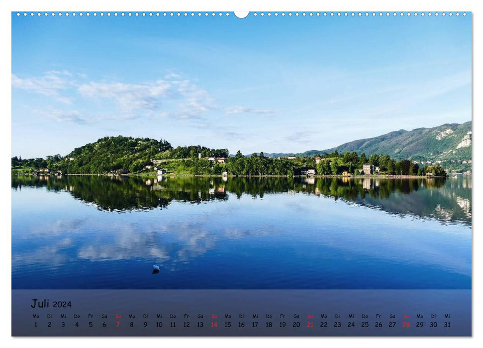 Impressionen vom Ortasee (CALVENDO Premium Wandkalender 2024)