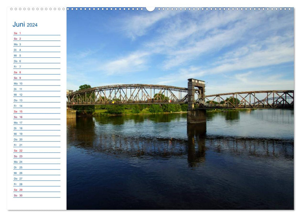 Magdeburg and surrounding areas 2024 (CALVENDO wall calendar 2024) 