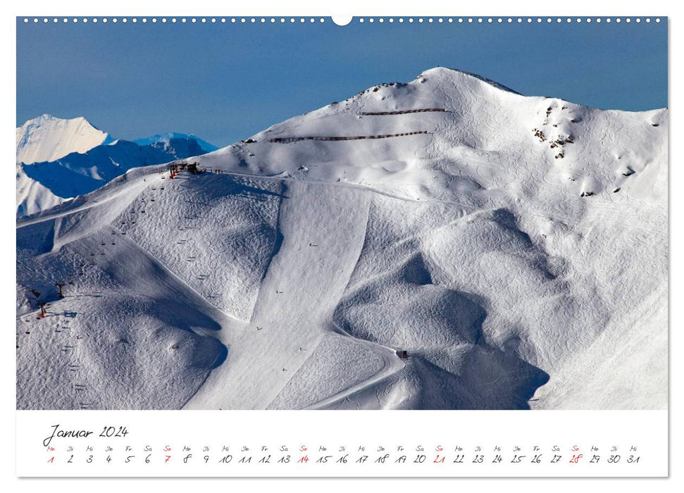 Salutations d'Obertauern (calendrier mural CALVENDO 2024) 