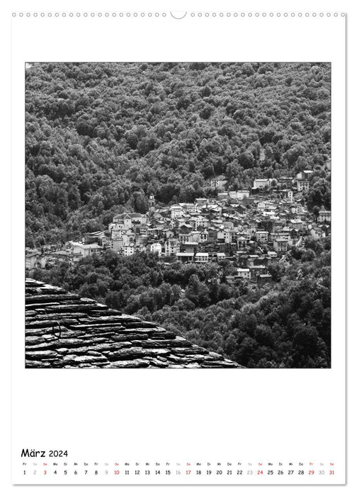 Valle Cannobina - Einsame Dörfer im Piemont (CALVENDO Premium Wandkalender 2024)