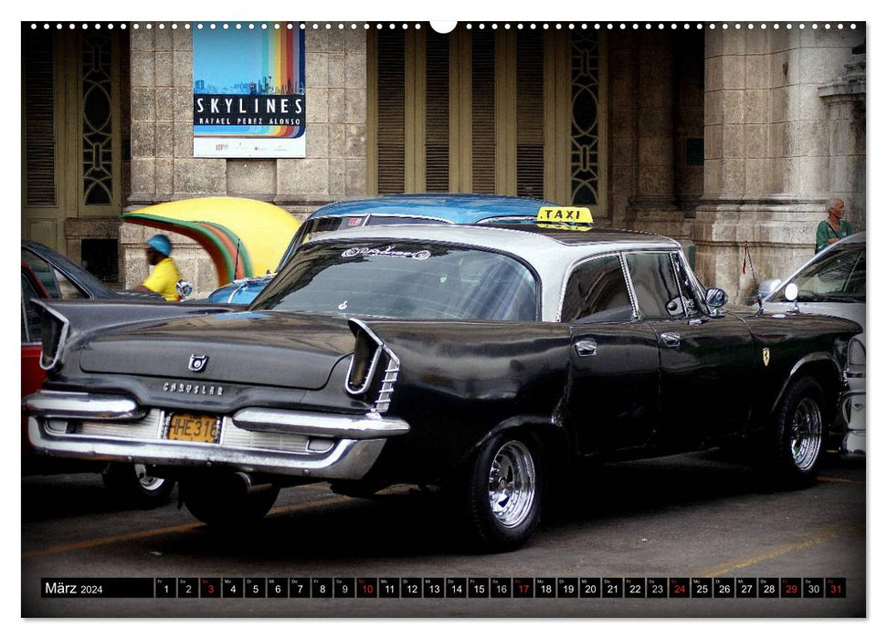 US DREAM CARS - Fin Mobile (CALVENDO Premium Wall Calendar 2024) 