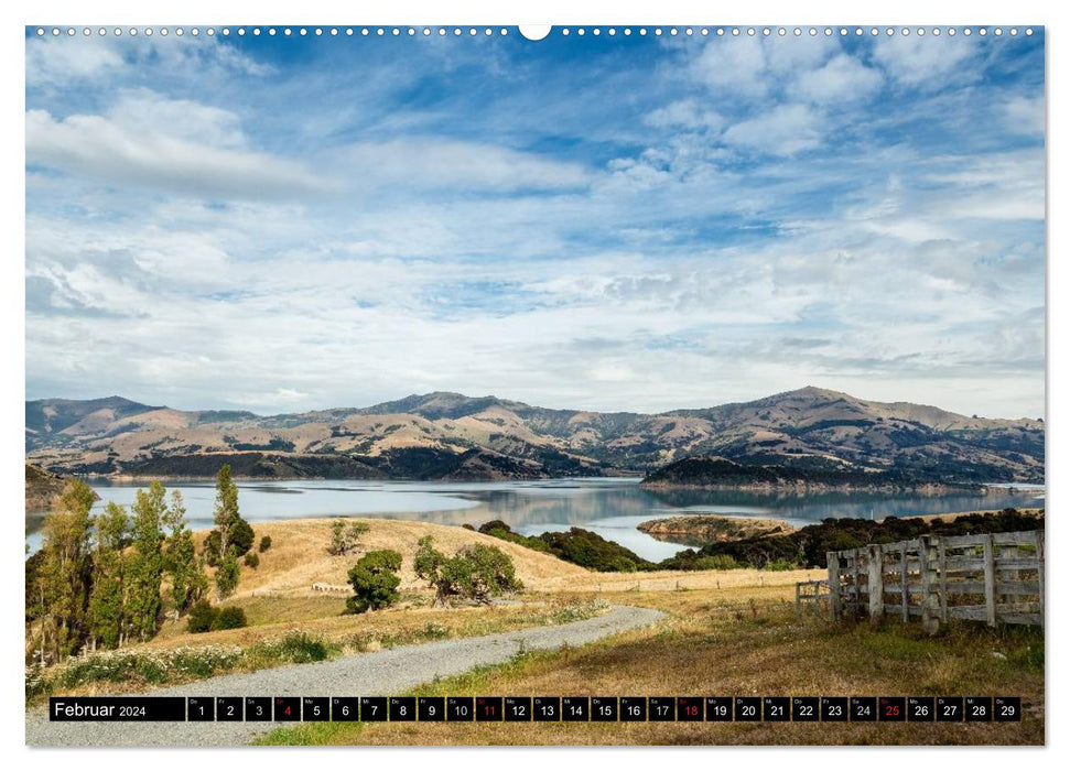 Nouvelle-Zélande - Sud attrayant (Calendrier mural CALVENDO 2024) 