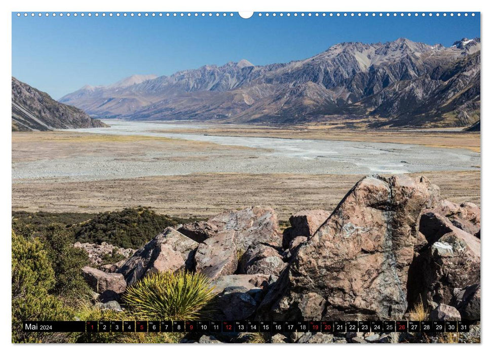 New Zealand - Attractive South (CALVENDO wall calendar 2024) 