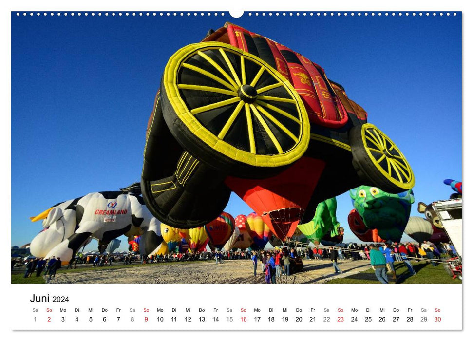 Balloon Fiesta New Mexico (CALVENDO Premium Wandkalender 2024)