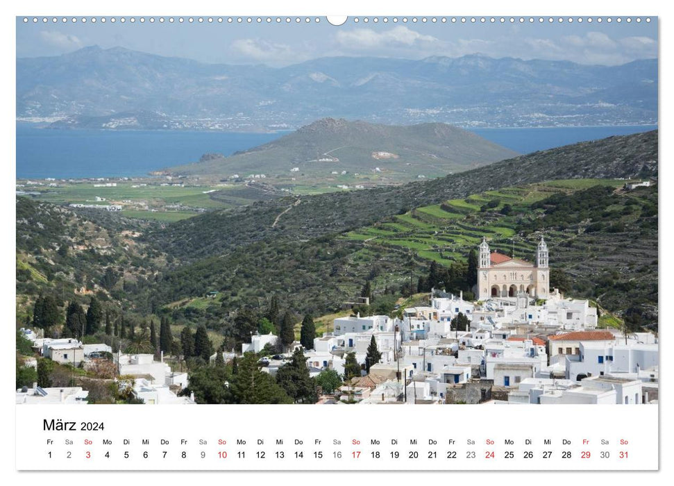 Paros, Pearl of the Cyclades (CALVENDO Premium Wall Calendar 2024) 