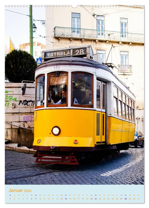 Einblicke von Lissabon (CALVENDO Wandkalender 2024)