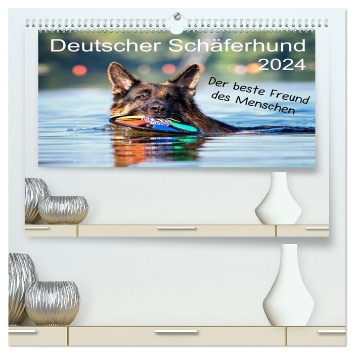 German Shepherd Dog - Man's Best Friend (CALVENDO Premium Wall Calendar 2024) 