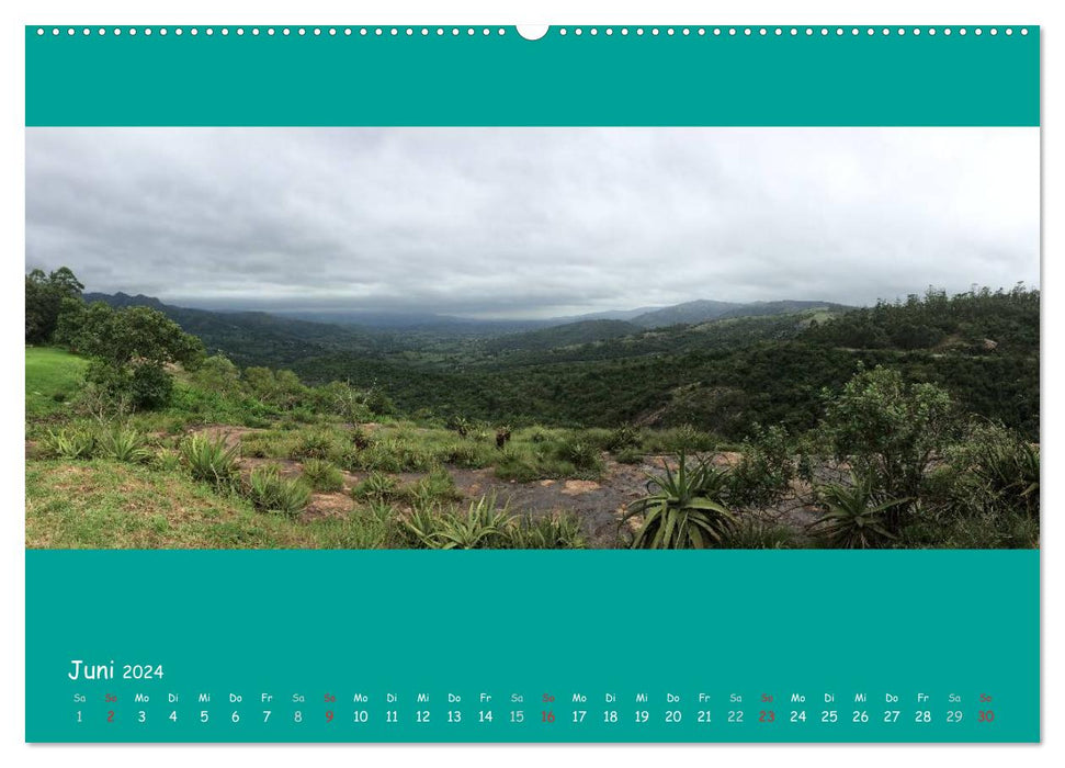 ukwamkela - Welcome to South Africa (CALVENDO Premium Wall Calendar 2024) 