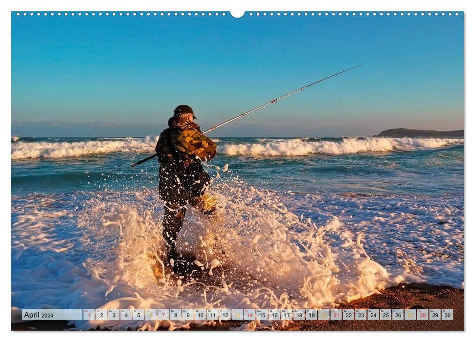 Fishing, there is strength in peace (CALVENDO wall calendar 2024) 