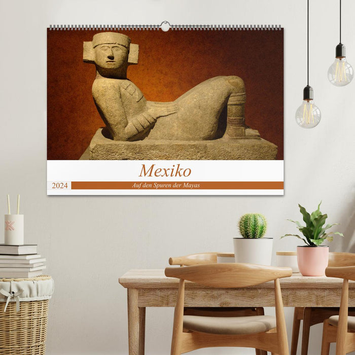 Mexico. On the trail of the Mayans (CALVENDO wall calendar 2024) 