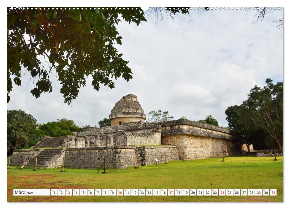 Mexico. On the trail of the Mayans (CALVENDO wall calendar 2024) 