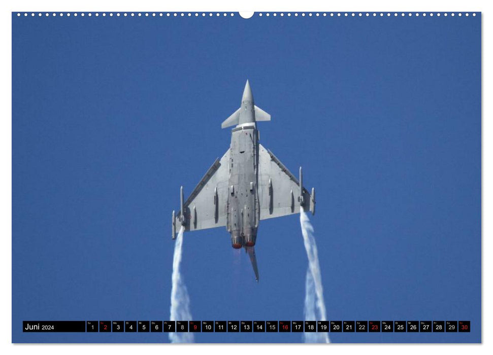 Augenblicke in der Luft: Eurofighter Typhoon (CALVENDO Premium Wandkalender 2024)