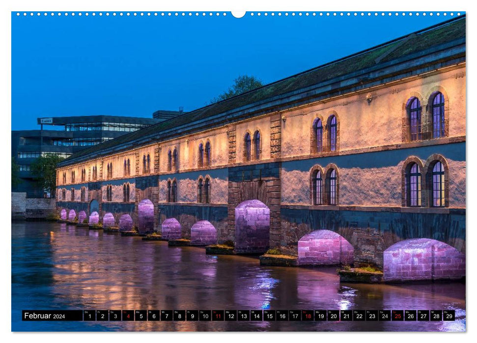 France - Strasbourg (Calendrier mural CALVENDO 2024) 